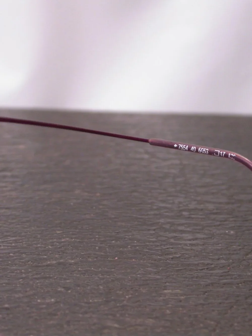 Silhouette Titan Frameless Purple Chrome Eyeglasses Made in Austria RX
